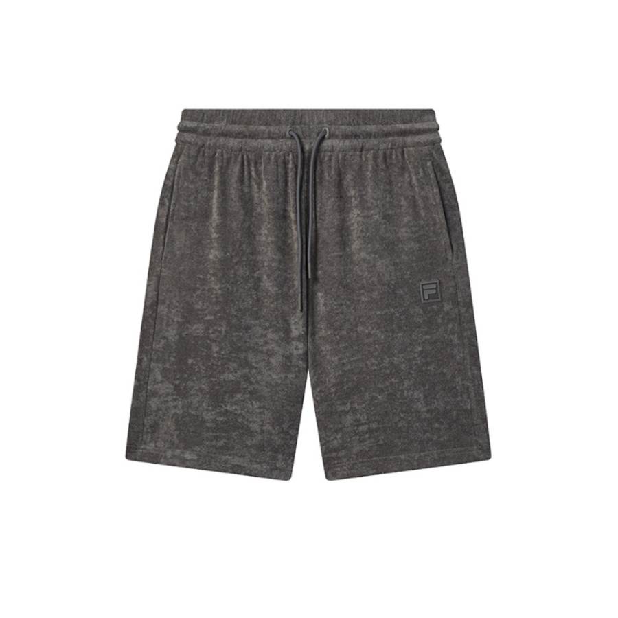 FILA MILANO Casual Shorts Men's Leather Brown