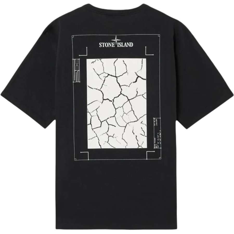 STONE ISLAND STONE ISLAND Logo Printed Crewneck T Shirt