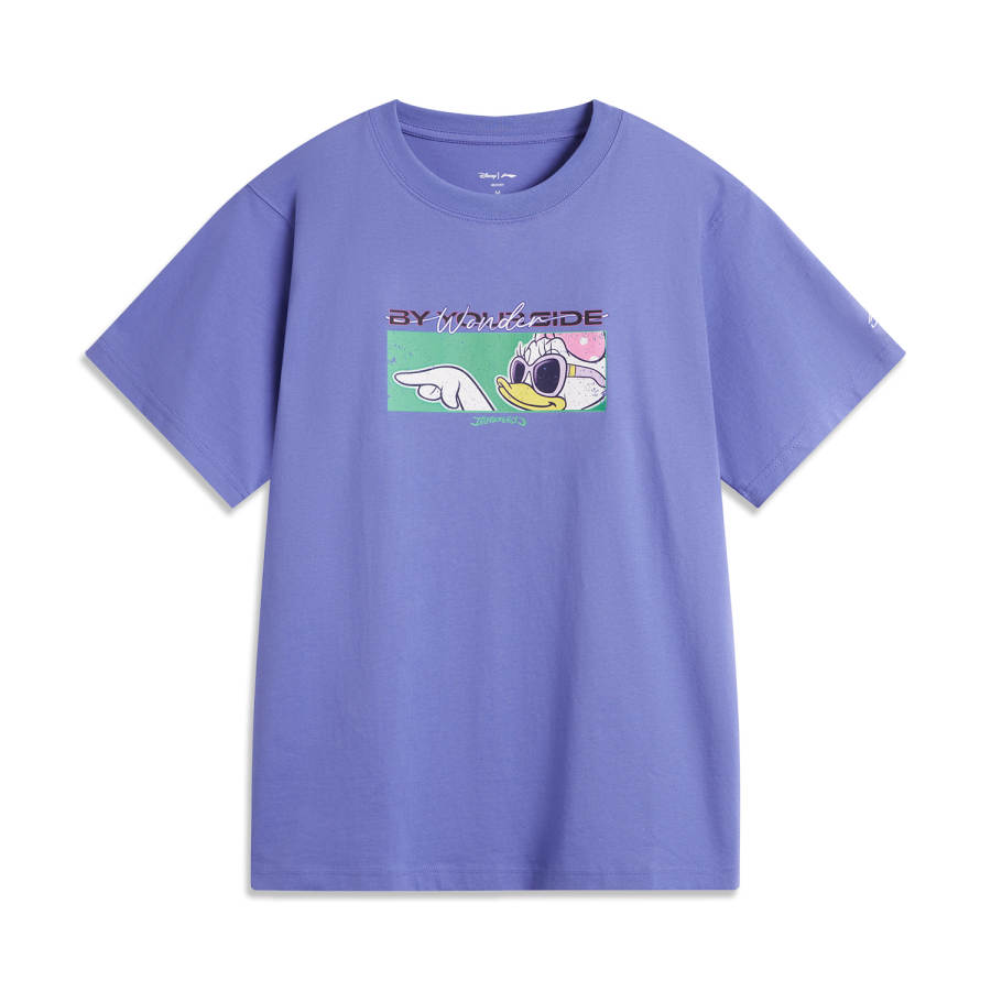 Li-Ning Li Ning x Disney T Shirt Women's Very Peri Purple