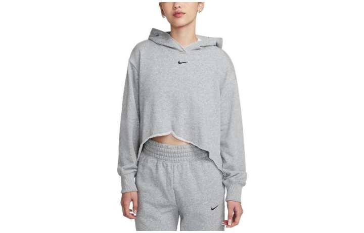 Nike Nike Sweatshirts Women's Gray Hooded Moderate Regular