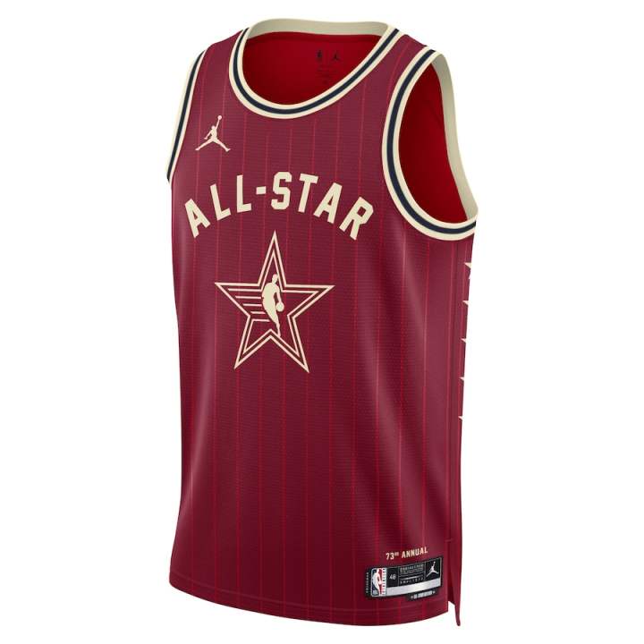 Jordan Jordan x NBA All Star Swingman Basketball Jersey Unisex Dark Red