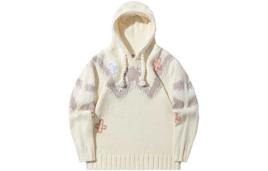 Li-Ning Li Ning Knitwear Women's Ivory Hooded Moderate Other
