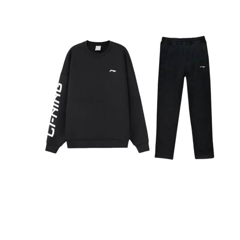 Li-Ning Li Ning Training Series Sweatshirt Set Unisex Black