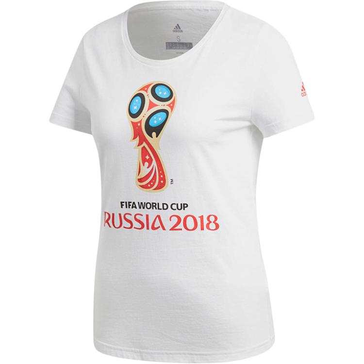 Adidas Adidas T Shirts Women's White Crew Neck Moderate Straight Fit