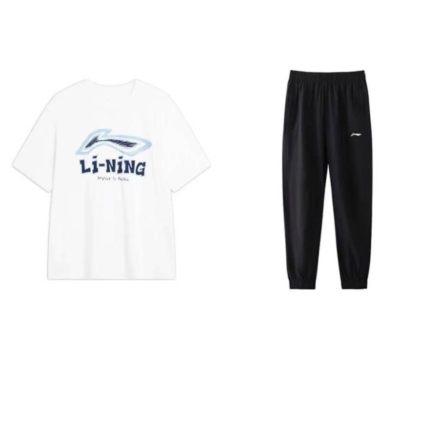 Li-Ning Li Ning Casual Sportswear Men's Crew Neck Moderate