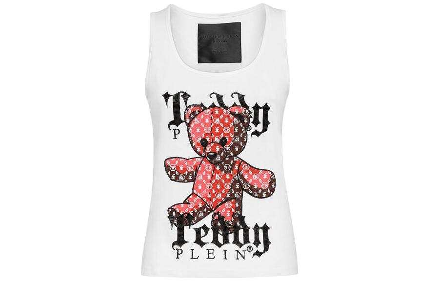 Philipp Plein Teddy Plein sleeveless tank top