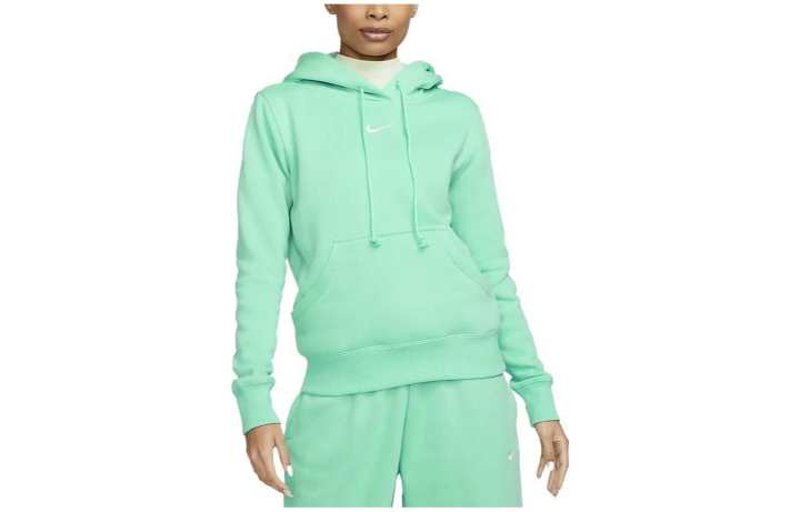 Nike Nike Sweatshirts Women's Green Hooded Moderate Regular