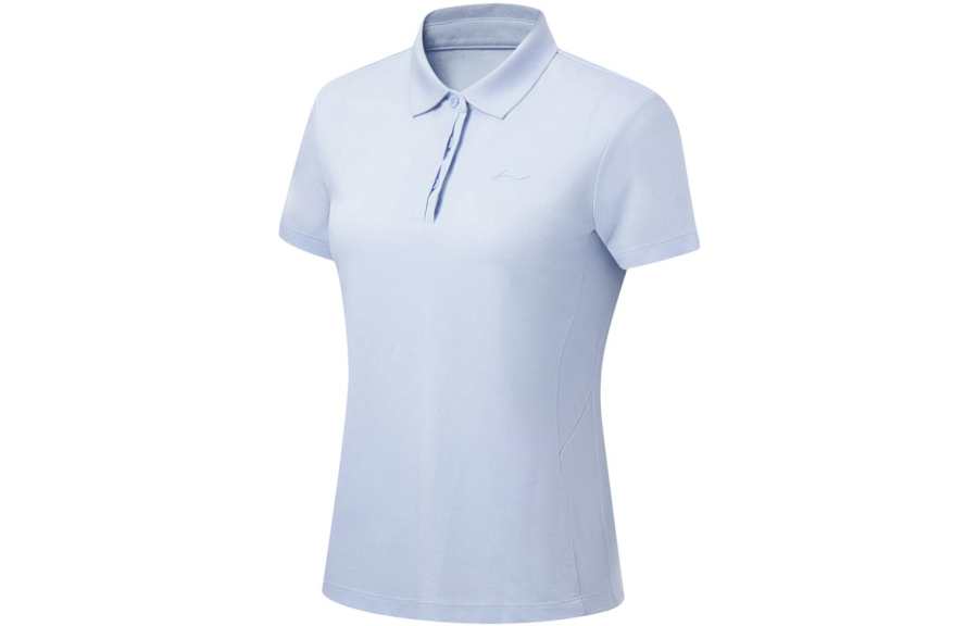 Li-Ning Li Ning Fitness Series Polo Shirt Women's Sky Feather Blue