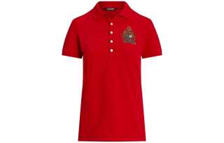 LAUREN RALPH LAUREN FW23 Polo Shirt Women's Red