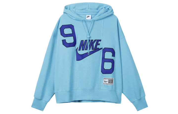 Nike Nike Sweatshirts Women's Baltic Sea Blue Hooded Moderate Regular