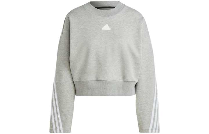 Adidas Adidas Sweatshirts Women's Gray Crew Neck Moderate Regular