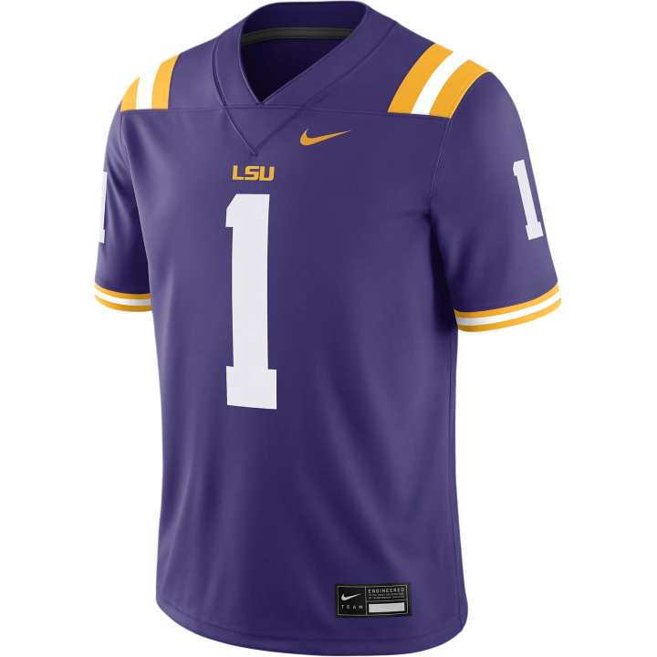 Nike Nike Lsu Tigers Men's Nike Dri-FIT College Game Jersey