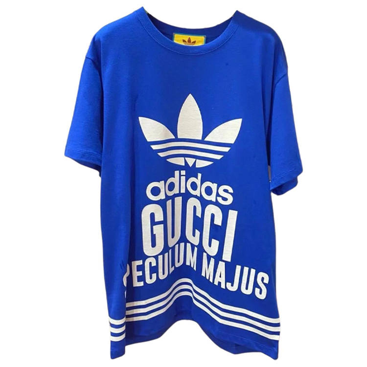 GUCCI x Adidas Originals T Shirt Women's Dark Blue