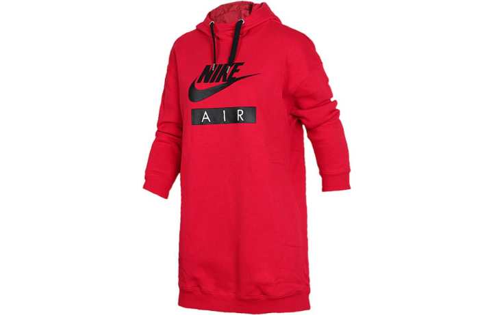 Nike Nike Sweatshirts Women's Red Hooded Moderate Other