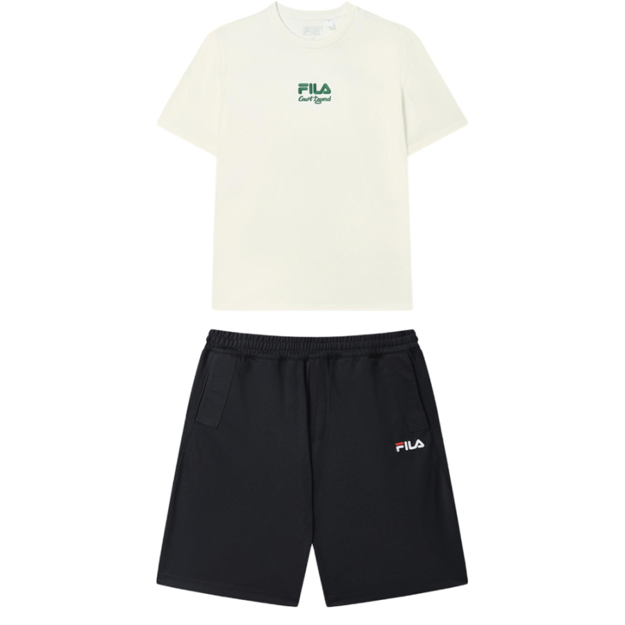 FILA Casual Sportswear Men's Crew Neck Moderate