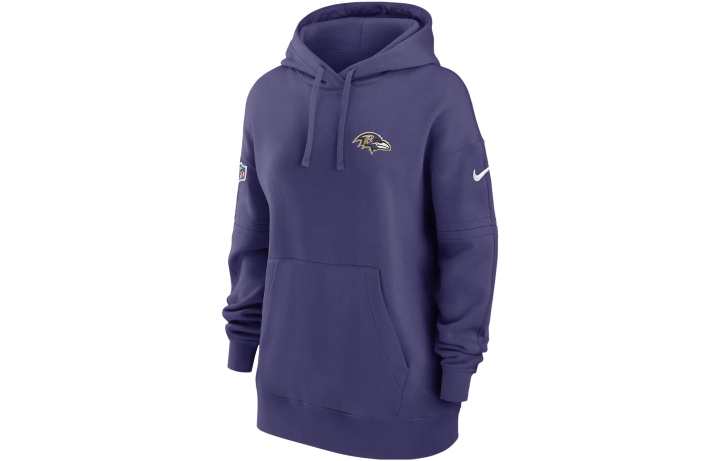 Nike Nike Baltimore Ravens Busted Play Club Men's Nike Nfl Pullover Hoodie
