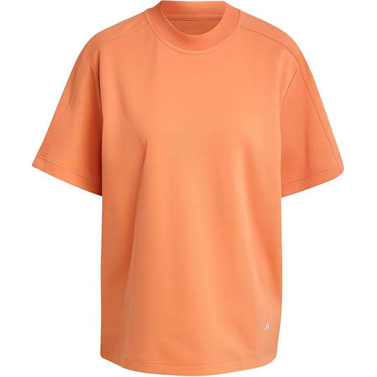 Adidas Adidas X Stella McCartney Collaboration Collection Drop Shoulder Sleeve T Shirt Women's Orange