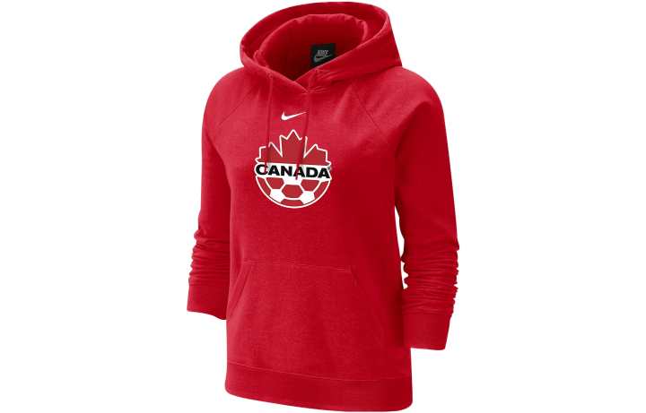 Nike Nike Sweatshirts Women's Red Hooded Moderate Regular
