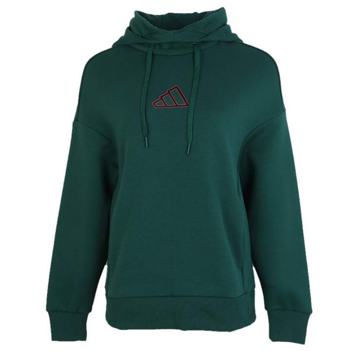 Adidas Adidas Sweatshirts Women's Green Hooded Moderate Regular
