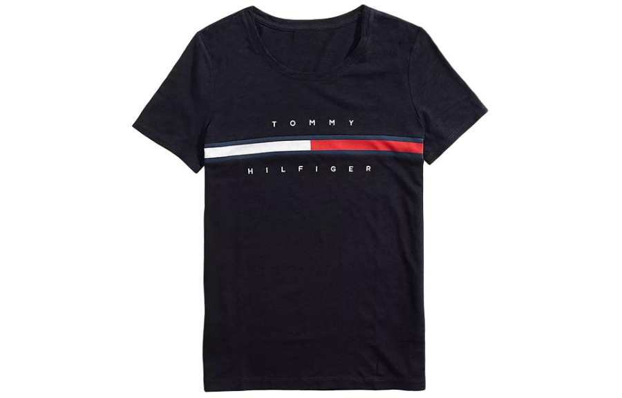 Tommy Hilfiger Regular T Shirt Women's Black