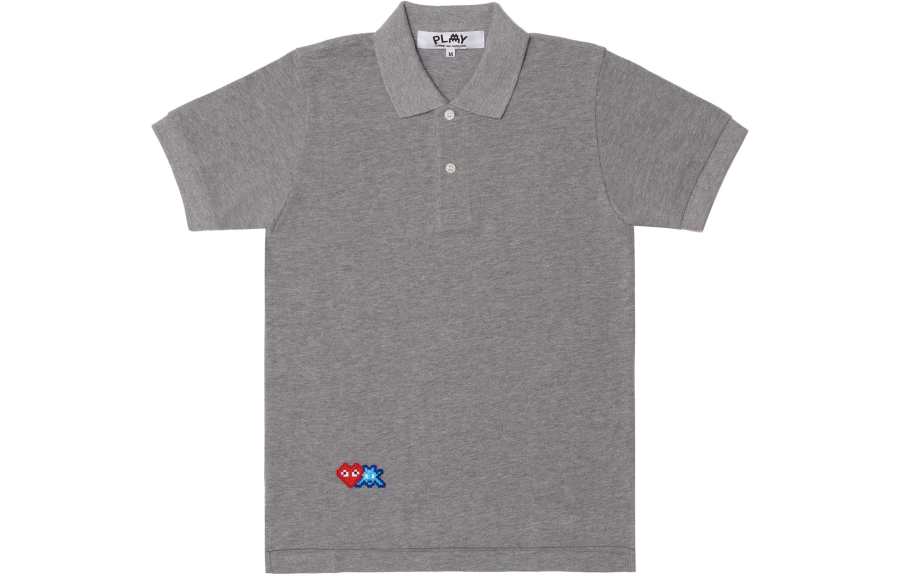 CDG Play x INVADER Polo Shirt Women's Gray