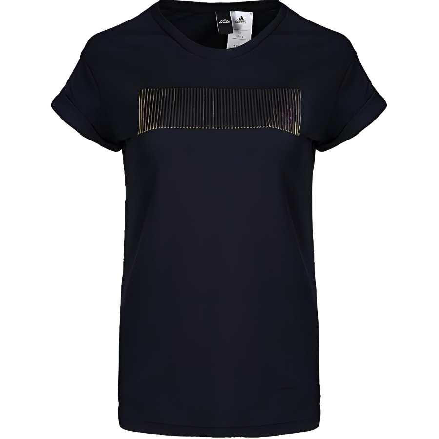 Adidas Adidas T Shirts Women's Blue Crew Neck Moderate Straight Fit