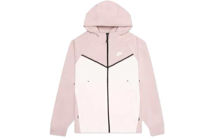 Nike Nike Women's Tech Fleece Windrunner Full Zip Hoodie Pink Oxford/Light Soft Pink