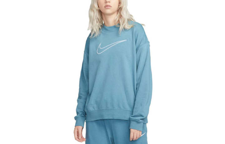 Nike Nike Sweatshirts Women's Aquamarine Crew Neck Moderate Regular