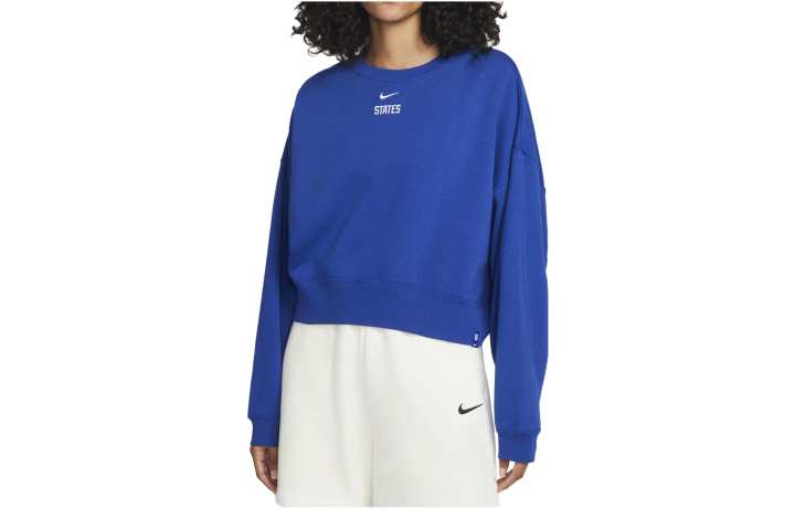 Nike Nike Sweatshirts Women's Blue Crew Neck Moderate Regular