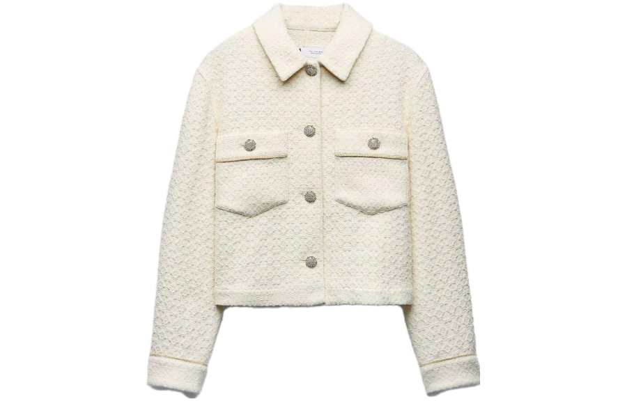 ZARA ZARA Jackets Women's White Moderate