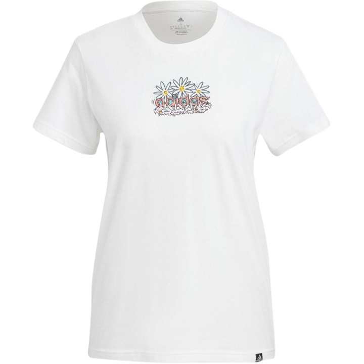Adidas Adidas T Shirts Women's White Crew Neck Moderate