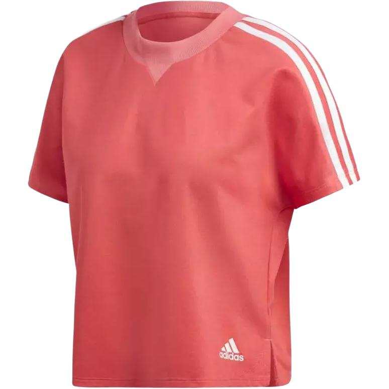 Adidas Adidas T Shirts Women's Pink Crew Neck Moderate