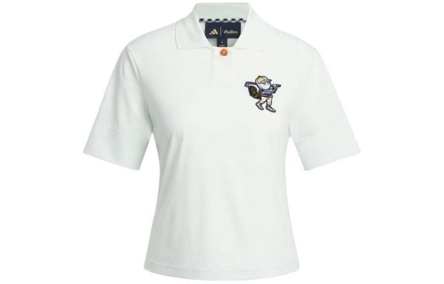 Adidas Adidas × MALBON POLO Collaboration Shirt Polo Shirt Women's White