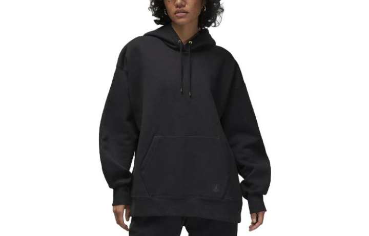 Jordan Jordan Flight Sweatshirts Women's Black Hooded Moderate Regular