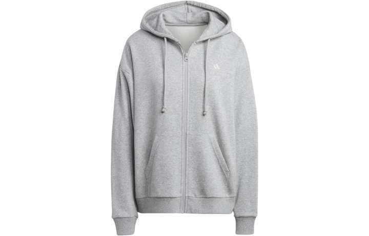 Adidas Adidas Sweatshirts Women's Gray Hooded Moderate Regular