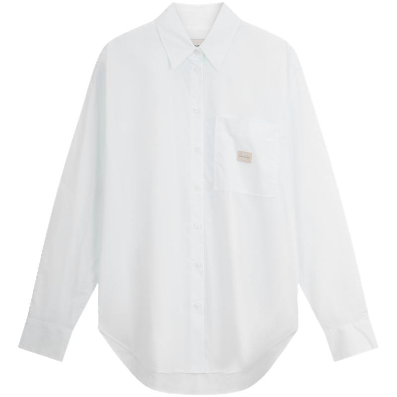 CALVIN KLEIN Shirt Women's Moon White