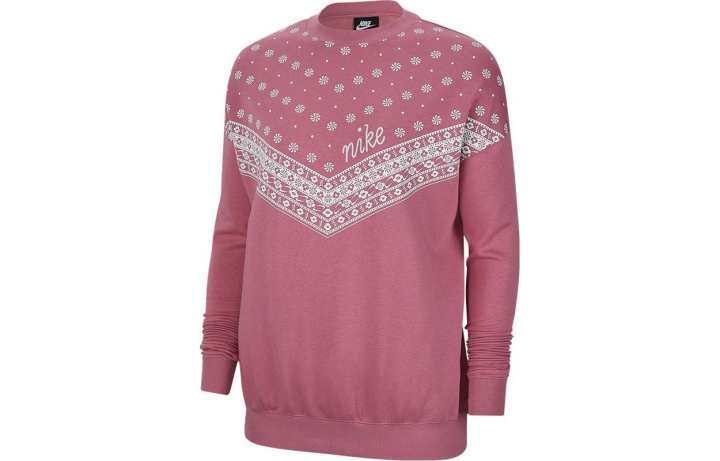 Nike Nike Sweatshirts Women's Pink Crew Neck Moderate Regular