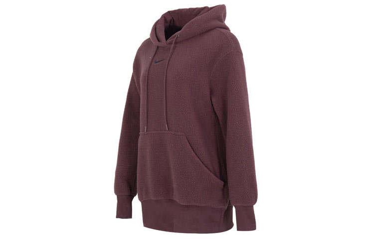 Nike Nike Sweatshirts Women's Burgundy Hooded Moderate Regular