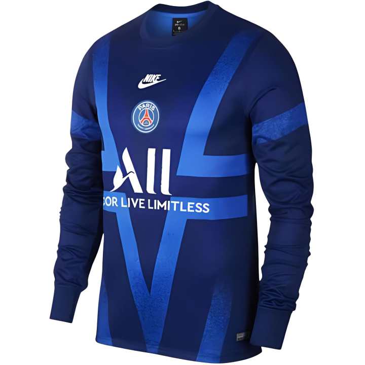 Nike Nike Paris Saint Germain Player Issue European Pre Match Training Soccer Jersey Player Edition Men's Blue