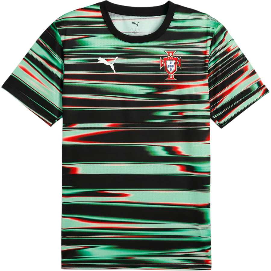 PUMA Portugal National Team Soccer Jersey Men's Black/Green