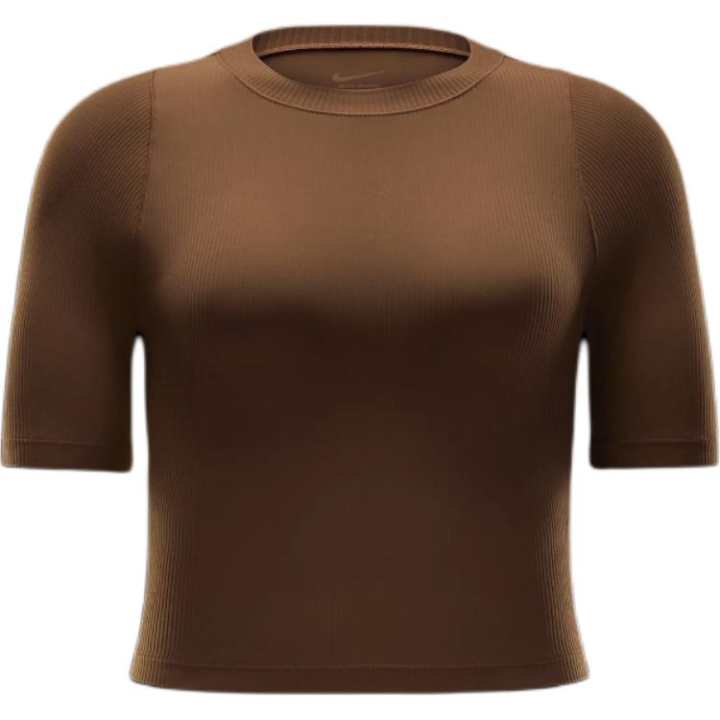 Nike Nike ZenvyDri Fit T Shirt Women's Brown