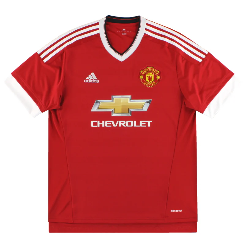 Adidas Adidas x Chevrolet Manchester United Soccer Jersey Unisex Red