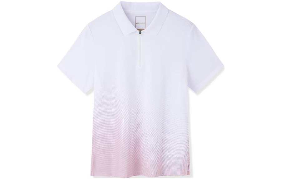 ANTA Champion Series Polo Shirts Women's Cloud Mist Pink Polo Collar Moderate Straight Fit