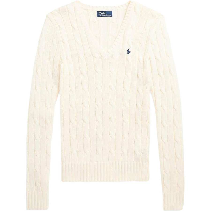 Polo Ralph Lauren Knitwear Slim Fit Women's Ecru