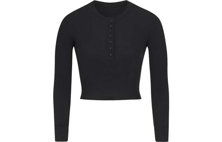 Skims Knitwear Women's Smoky Dust Square Collar Moderate
