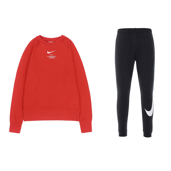 Nike Nike Sweatshirt Sets Unisex Crew Neck Moderate