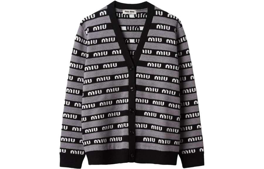MIU MIU FW22 Knitwear Women's Medium Gray