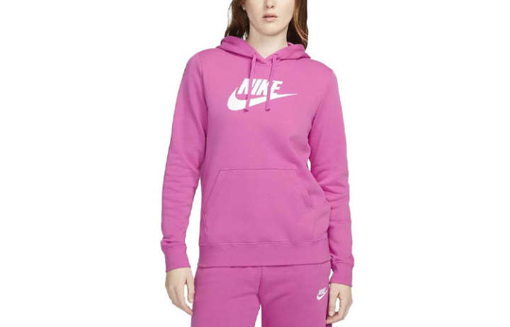 Nike Nike Sweatshirts Women's Rose Red Hooded Moderate Regular