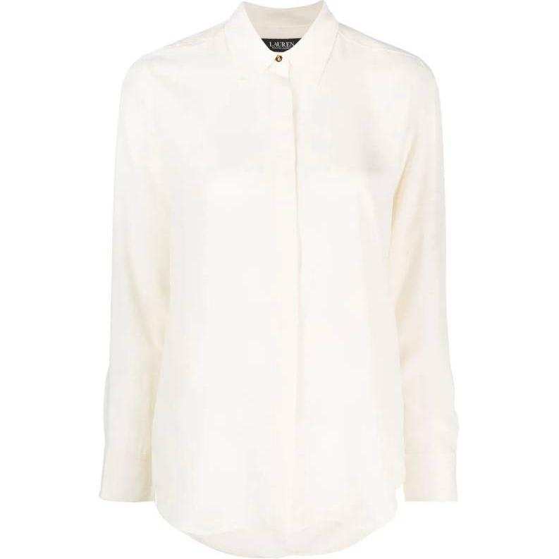 LAUREN RALPH LAUREN Kristy Curved Hem Shirt