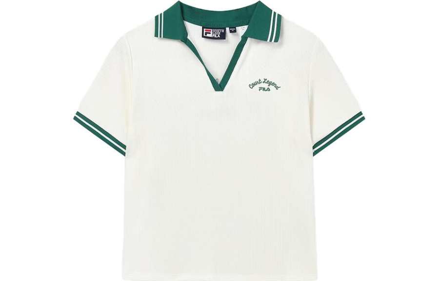 FILA Polo Shirt Women's Cloud White